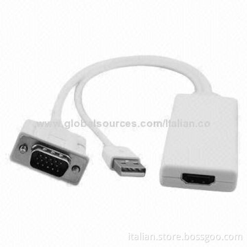 VGA M to HDMI F Adapter Cable